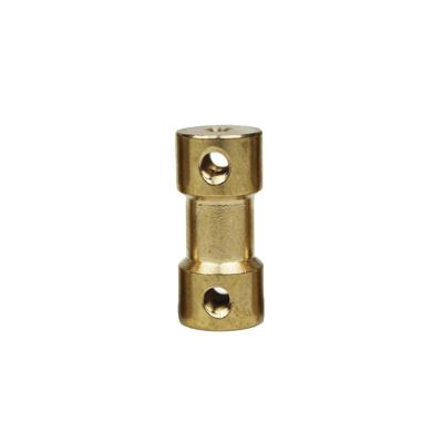 Brass Shaft Coupling D9 × L20 mm with Top Screw