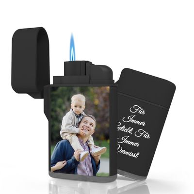 Personalized Lighter with Photo & Engraving for Mom & Dad