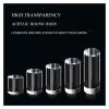 Clear Acrylic Dowel Rods, Pack of 2, 40 mm Diameter, 30–60 mm Length (60 mm) view 3