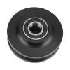 OVAQUIXI 2-Piece Barn Door Sliding Roller Set, Zinc Alloy and Nylon view 3