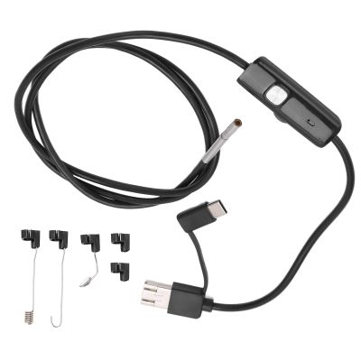 YDuupxe AN100 3.9 mm HD Endoscope with 6 Adjustable LEDs and IP67 Waterproofing