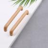 LKDCNUP Wooden Cabinet Handles, 2-Pack, Arch-Shaped, 64 mm Hole Centers view 1