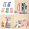 Kids' Face Towel with Fun Animal Embroidery view 2
