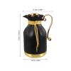 BRIGHTFUFU 1L Insulated Thermos Carafe with Glass Liner, Large Coffee Carafe for Tea and Coffee, Easy to Clean, for Office and Picnics view 2