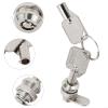 Zinc Alloy Cam Lock for Cabinets, Drawers, Lockers, Mailboxes and RV Doors, 12 mm Hole, 10 mm Depth (1 Pc.) view 3