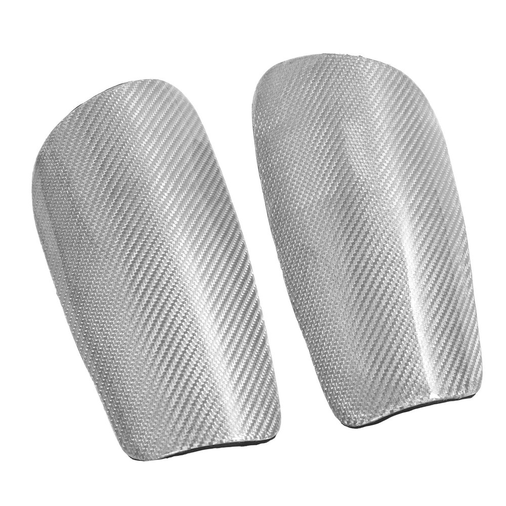 Julihai Carbon Fiber Soccer Shin Guards, Lightweight Protective Guards with Ergonomic Design (L)