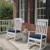 MCNDSI Weather-Resistant Outdoor Seat Cushion 50 x 50 x 8 cm with Ties view 2