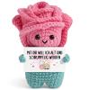 Juratar Anniversary Gift for Her - Funny Handmade Crochet Rose view 1