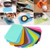 Heat-Resistant Silicone Mats, Black, 6 Pieces view 3