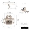 Double Roller Cabinet Latch for Cabinets and Doors with Locking Screws, Multicolor, 2/8 pcs view 4
