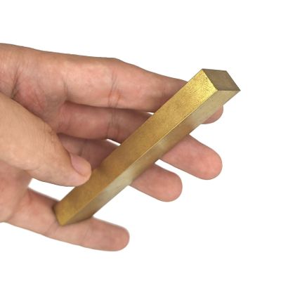 JNMING Brass Plate, Sheet, Flat Bar, Bar Block, 5 x 30 mm, 5 x 40 mm, 5 x 50 mm, 5 x 70 mm, 6 x 10 mm, 6 x 12 mm (150 mm x 8 mm x 20 mm)