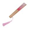 Jelquix Foldable Hand Fan - Elegant Design for Weddings and Parties (PINK) view 4