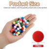 Mini Colorful Pom Poms, 400 Pack view 2