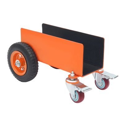 Panel Cart for Boards and Wood, 300 kg Capacity, Orange and Black