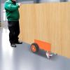 Panel Cart for Boards and Wood, 300 kg Capacity, Orange and Black view 3