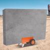 Panel Cart for Boards and Wood, 300 kg Capacity, Orange and Black view 4