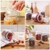 TEMPNAP 4-Pack 230 mL Glass Storage Jars with Screw Lids view 3