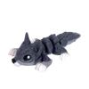3D Printed Articulated Wolf Figure view 1