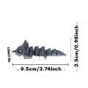 3D Printed Articulated Wolf Figure view 2