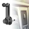Zerodeko 2-Pack Car Phone Holders, Air Vent Mounts with 360° Rotation, ABS and Metal, for Round Air Vents, Black view 4