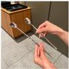 316 Stainless Steel Long-Handled Spoon with Square Head view 3