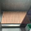 Non-Slip Teak Wood Bath Mat for Bathroom Floors, Commercial Quality, Waterproof, 53.3 x 73.7 cm, Square view 1