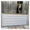 Flood Protection Barriers for Outdoor Areas, Removable and Reusable Temporary Dams, Aluminum Guide Panels for Yards, Warehouses and Garage Entrances, 1 m High view 1