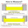 Flood Protection Barriers for Outdoor Areas, Removable and Reusable Temporary Dams, Aluminum Guide Panels for Yards, Warehouses and Garage Entrances, 1 m High view 3