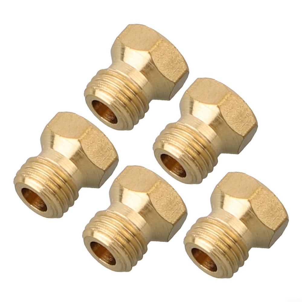 5-Piece Natural Gas Burner Nozzle Set for 5-Burner Cooktops