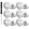 GEEHUA 12-Pack Replacement Jeans Buttons, 17mm Adjustable Metal view 1