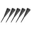 Cemetery Hollow Vase for Flowers, 5-Pack Plastic Grave Vases, Halloween Party view 1