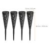 Cemetery Hollow Vase for Flowers, 5-Pack Plastic Grave Vases, Halloween Party view 2