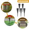 Cemetery Hollow Vase for Flowers, 5-Pack Plastic Grave Vases, Halloween Party view 3