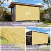 120 x 300 cm Rectangular Sun Shade Sail, UV and Weather Protection, Sand Yellow view 4