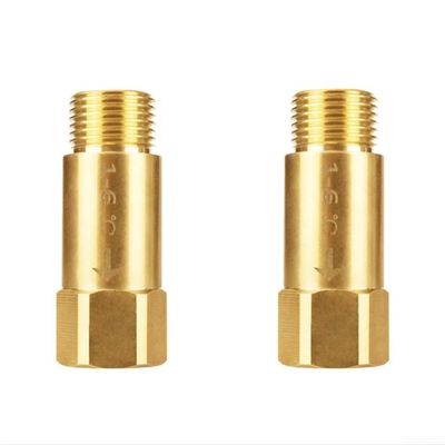 Brass Outdoor Faucet Freeze Protection Valve, Automatic Drainage, DN15 G1/2 Thread, 6.5 x 2.4 x 2 cm, 2-Pack (1/6)