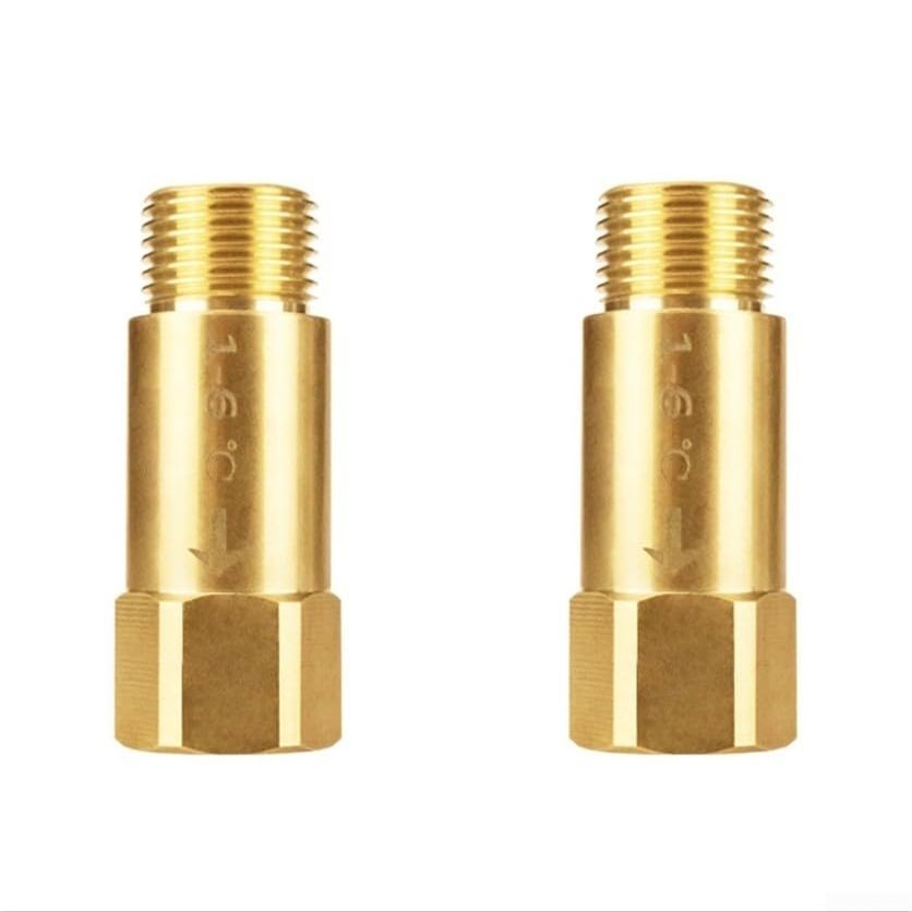 Brass Outdoor Faucet Freeze Protection Valve, Automatic Drainage, DN15 G1/2 Thread, 6.5 x 2.4 x 2 cm, 2-Pack (1/6)