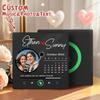 Personalized Photo Magnet with Spotify Music, Names & Date view 4