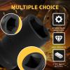FortuneGlobe 16 mm 6-Point Impact Socket, 1/2-Inch Drive, CR-MO Steel, Black view 4
