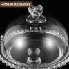 PERSELOSO Small Glass Cake Dome with Transparent Design view 4