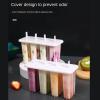 Reusable Ice Pop Mold Tray with 4 Cavities view 4