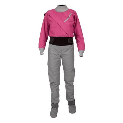 CYMMIYT Women's 3-Layer Kayak Drysuit, Waterproof Latex, Beige, XL