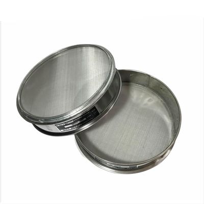 20 cm Stainless Steel Test Sieve, Precision Mesh Filter for Sampling Grain, Rice, Soybeans, and Flour (0.008–0.063 mm, 250 Mesh)