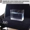 Photography Shooting Tray, Transparent Water Tank, Portable Cosmetic Storage Box for Jewelry Advertising and Presentation view 4