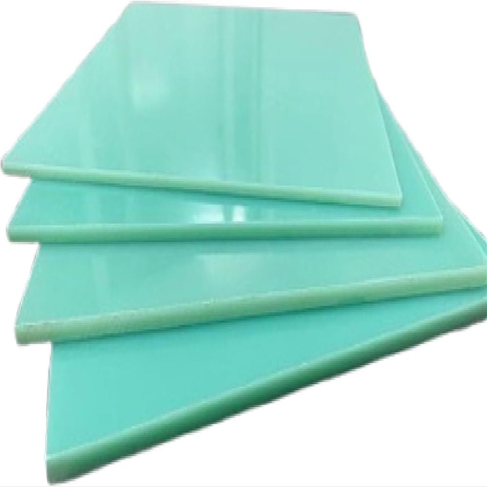 FR4 Epoxy Fiberglass Board, Electrical Insulation Plate, Water Green, 80 × 80 × 2.5 mm, 2 pcs