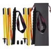 BKSXSOP Ultralight Carbon-Fiber Trekking Poles, 5-Piece, Set of 2, Mountaineering Gear, Breathable, with Storage Bag view 1