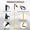 BKSXSOP Ultralight Carbon-Fiber Trekking Poles, 5-Piece, Set of 2, Mountaineering Gear, Breathable, with Storage Bag view 2