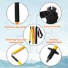 BKSXSOP Ultralight Carbon-Fiber Trekking Poles, 5-Piece, Set of 2, Mountaineering Gear, Breathable, with Storage Bag view 3