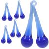 KOCKSHION Crystal Pendants, Light Blue Prisms, 10 Pieces for Artificial Crystal Chandeliers, Durable and Practical, Valentine's Day Decoration for view 1