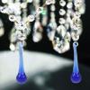KOCKSHION Crystal Pendants, Light Blue Prisms, 10 Pieces for Artificial Crystal Chandeliers, Durable and Practical, Valentine's Day Decoration for view 4