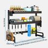 2-Tier Over-the-Sink Dish Drying Rack, 65 x 29 x 83 cm view 2